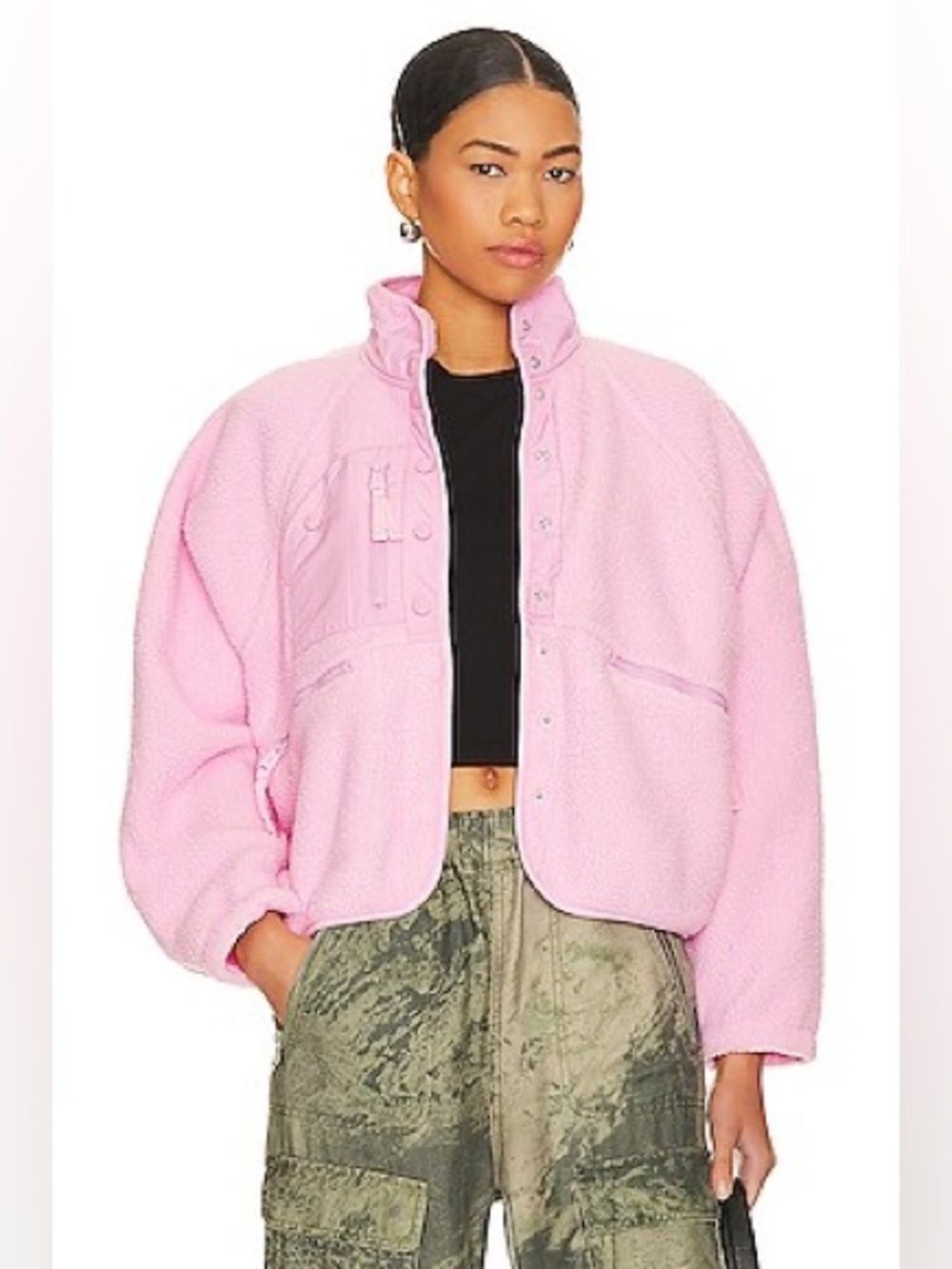 Free People Movement Hit The Slopes Fleece Jacket - Picture 2 of 8